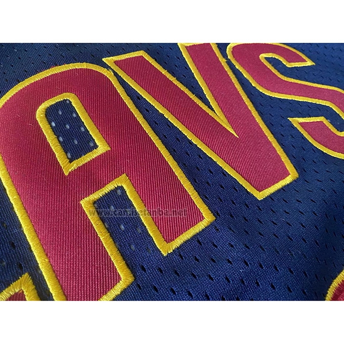 Camiseta Cleveland Cavaliers LeBron James #23 Mitchell & Ness 2015-16 Azul
